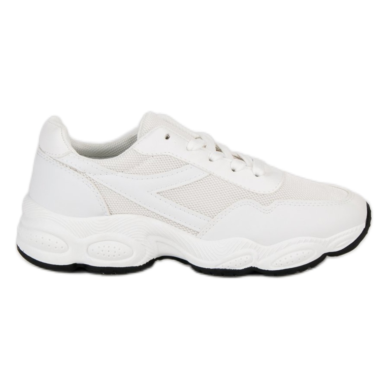 White sports shoes