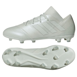 The adidas Nemeziz 18.2 Fg football boots white The adidas Nemeziz 18.2 Fg football boots white
