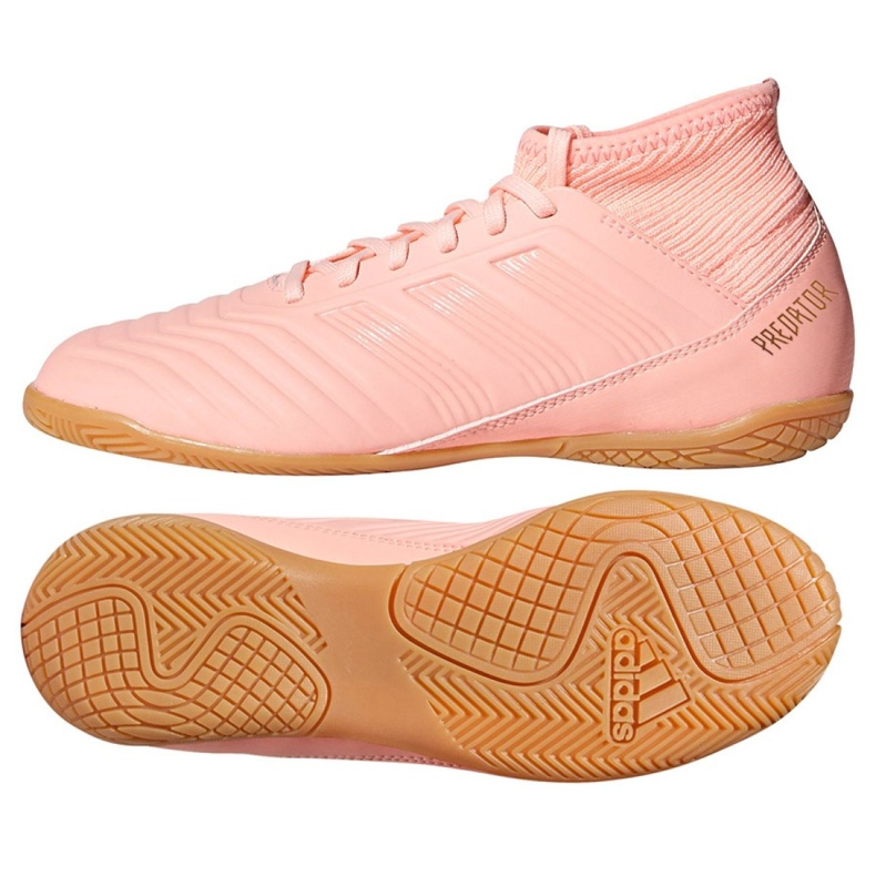 Indoor shoes adidas Predator Tango 18.3 In Jr DB2325 pink pink