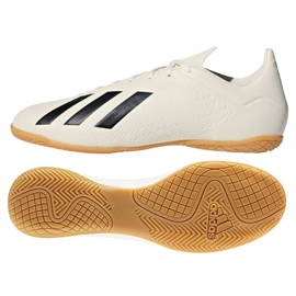 Indoor shoes adidas X Tango 18.4 In M white Indoor shoes adidas X Tango 18.4 In M white