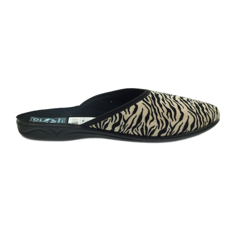 Adanex 15819 velor slippers black
