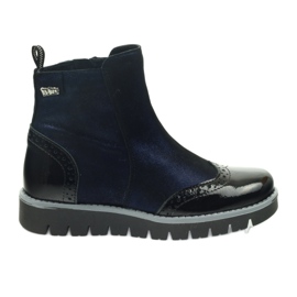 Insulated boots Ren But 4379 navy blue black