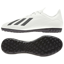 The adidas X Tango 18.4 Tf M football boots white The adidas X Tango 18.4 Tf M football boots white