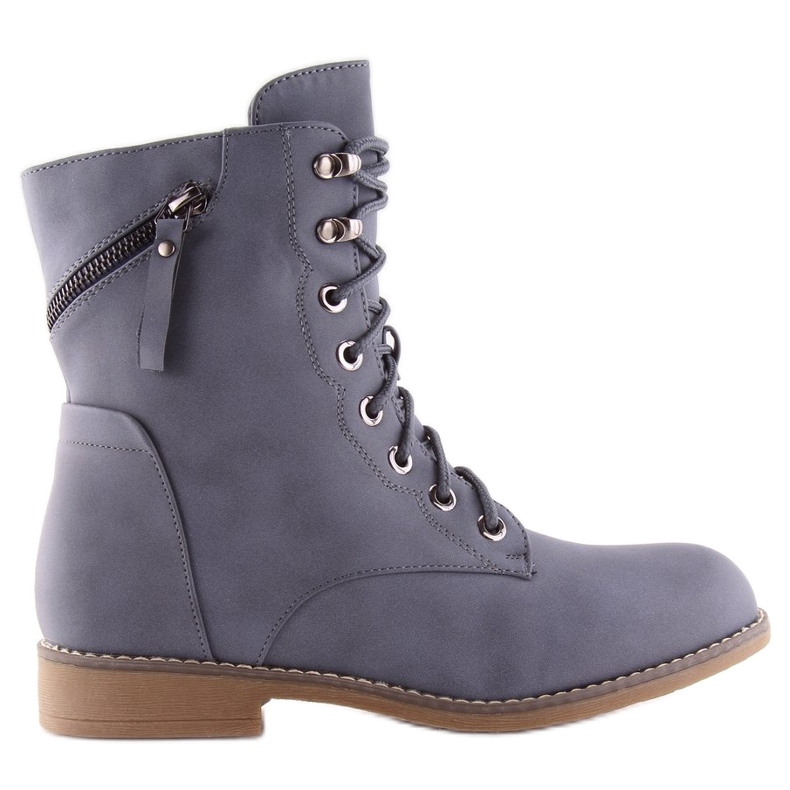 Lace-up boots blue blue 168-177 Blue