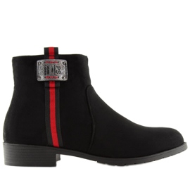 Black Suede Chelsea boots 100-913B0-2 Black