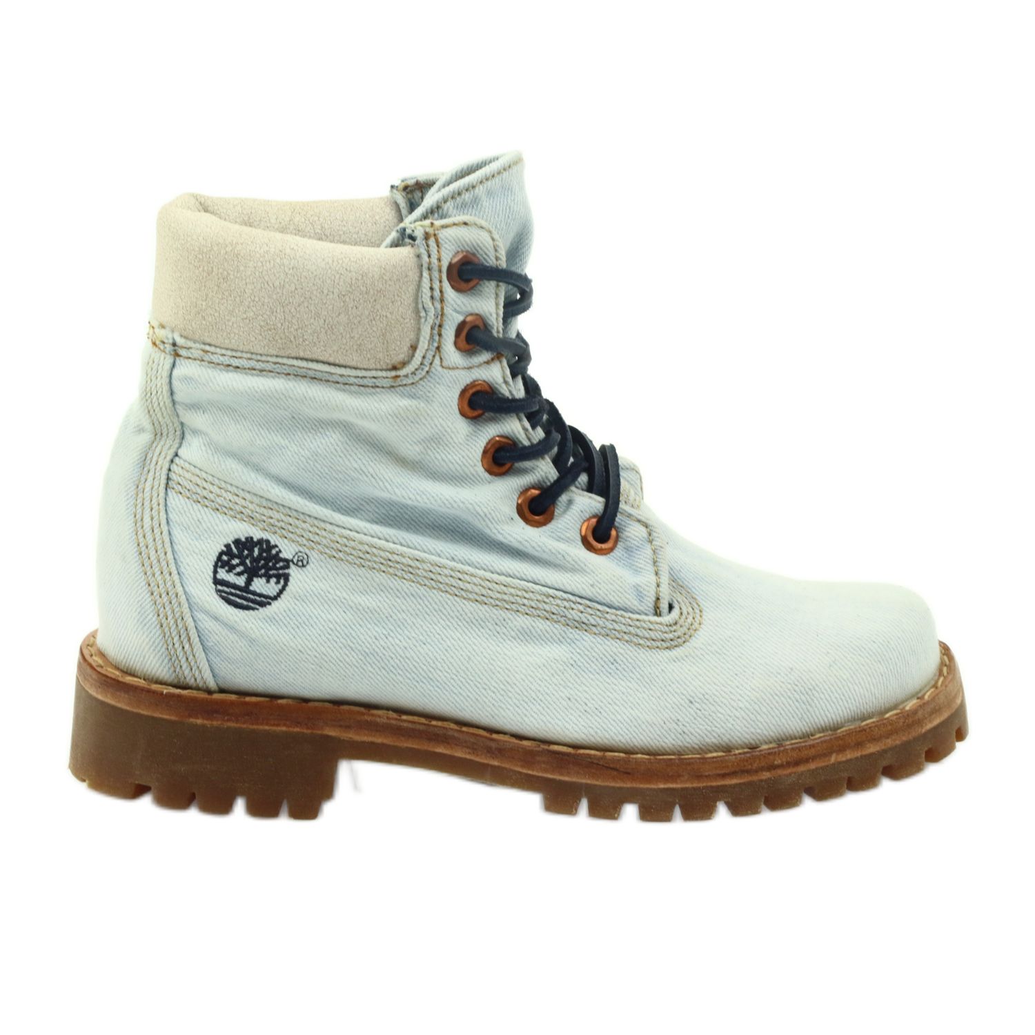 Denim blue 2025 timberland boots