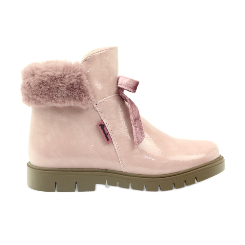 American Club American boots booties winter boots 18015 pink