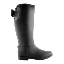 Black women's galoshes black D58 Black