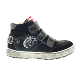 American Club, black winter sports shoes 17779