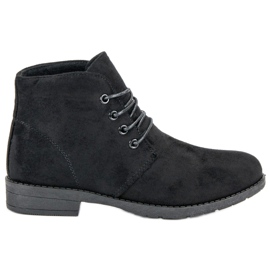 Black Tied Boots