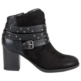 Bobo Black ankle boots on the post Bobo Black ankle boots on the post