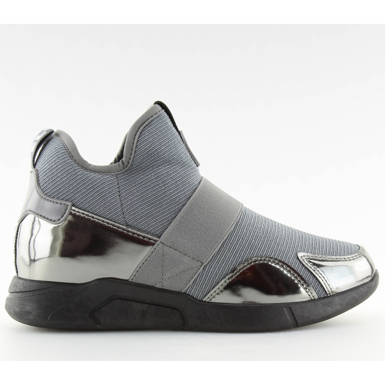 Gray NB227P Gray wedge-heeled shoes grey