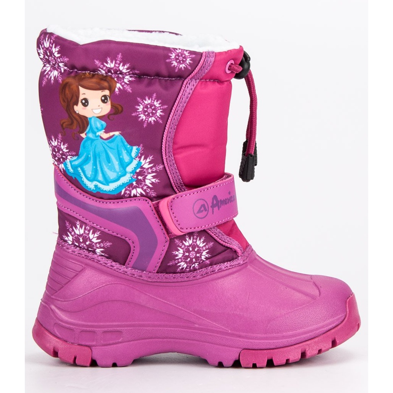 American Club Warm american wellies pink