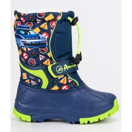 American Club Warm American Wellies blue