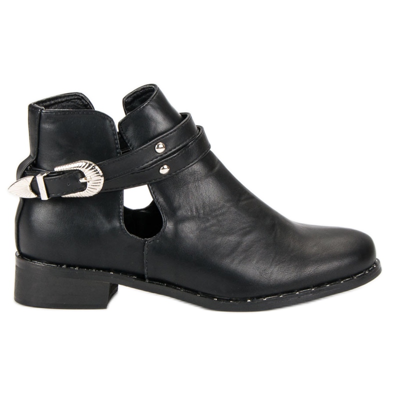 Black fashion boots