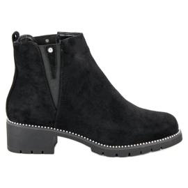 Suede Chelsea boots vices black