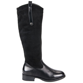 Classic black boots