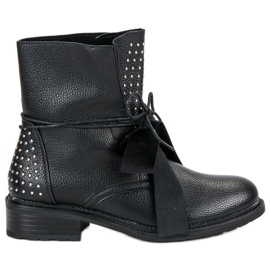 Seastar Fashionable workery boots black Seastar Fashionable workery boots black