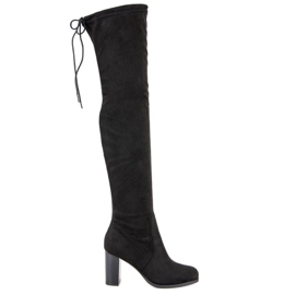 Seastar Black boots on the post Seastar Black boots on the post