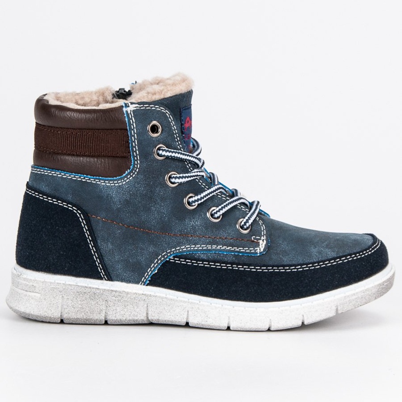 American Club Youth Shoes With American Warming blue