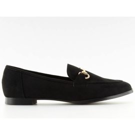 Women's loafers black 369-11 II-GAT