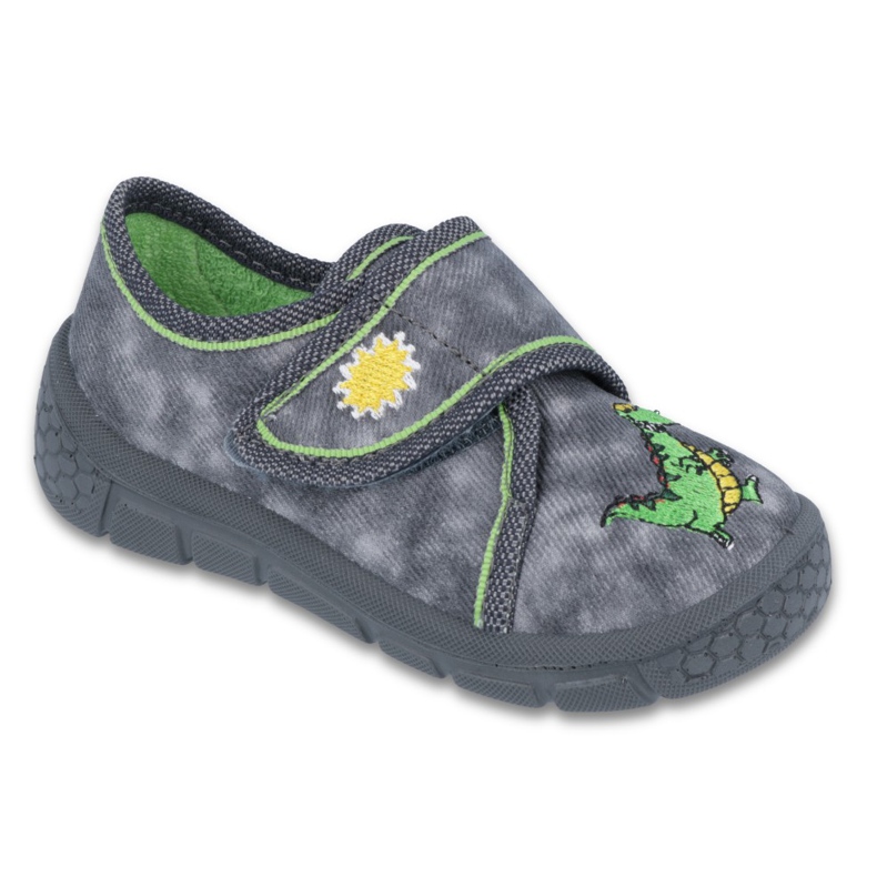 Befado children's shoes 557P044 grey green Befado children's shoes 557P044 grey green
