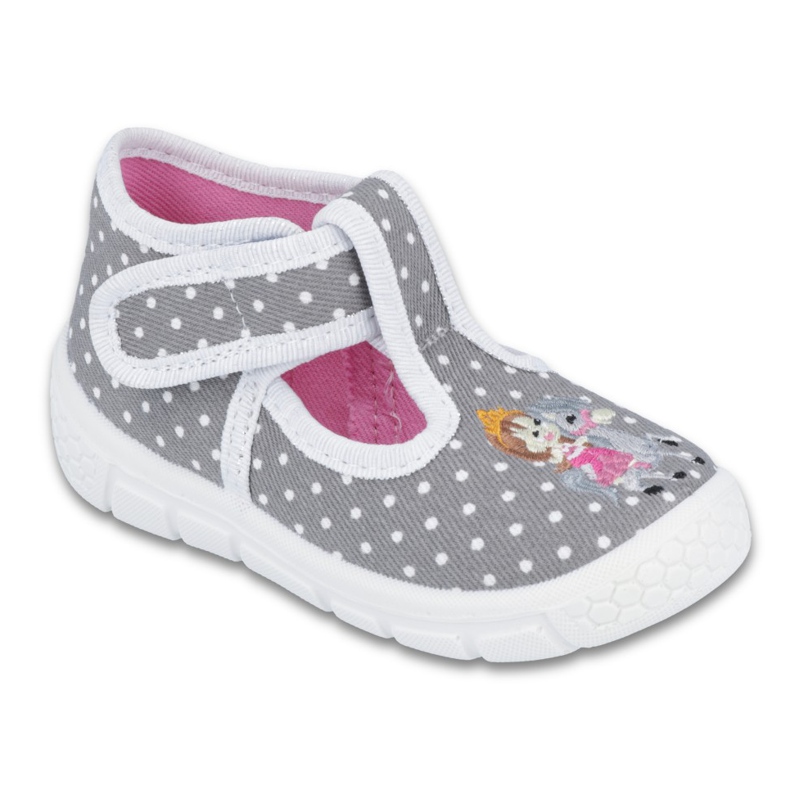 Befado children's shoes honey pu 531P006 white grey Befado children's shoes honey pu 531P006 white grey