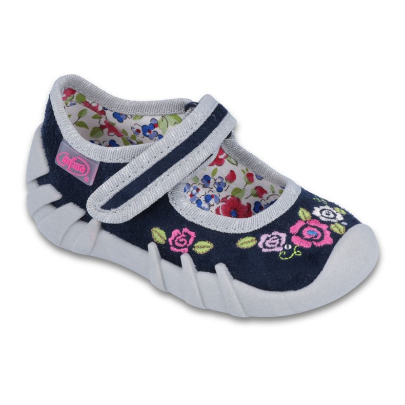 Befado children's shoes 109P170 grey navy blue