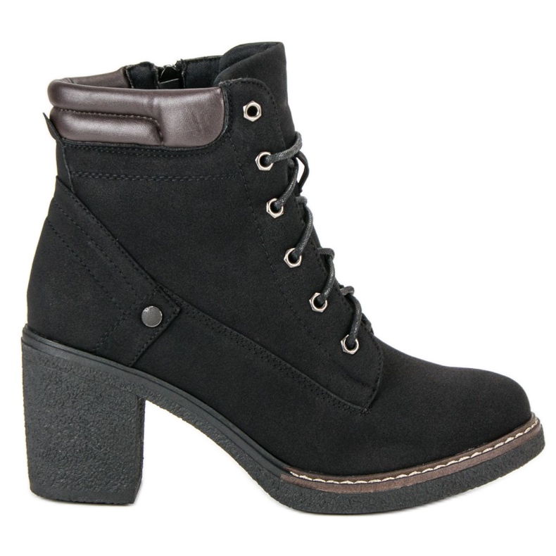 Sweet Shoes Autumn lace-up boots black Sweet Shoes Autumn lace-up boots black