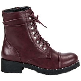 Diamantique Maroon Workers red