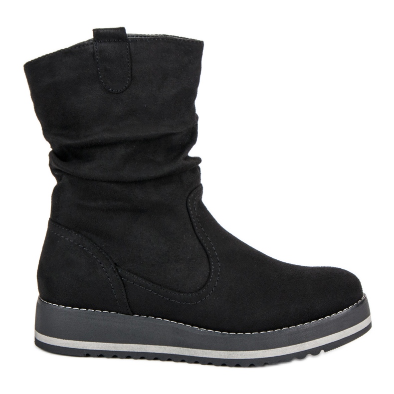 Kayla Black platform ankle boots