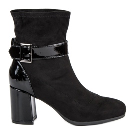 Kylie Elegant high-heeled boots black