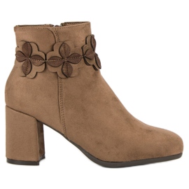 Kylie Brown Suede Booties