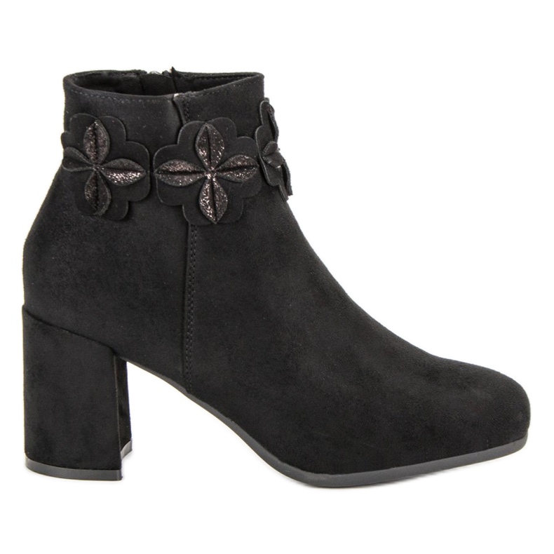 Kylie Suede Black Boots