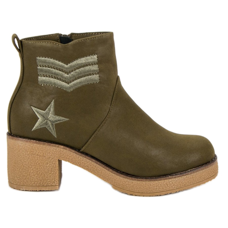 Kylie Military women's boots green