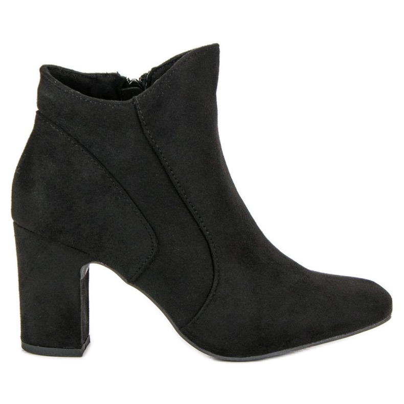 Kylie Elegant suede boots black