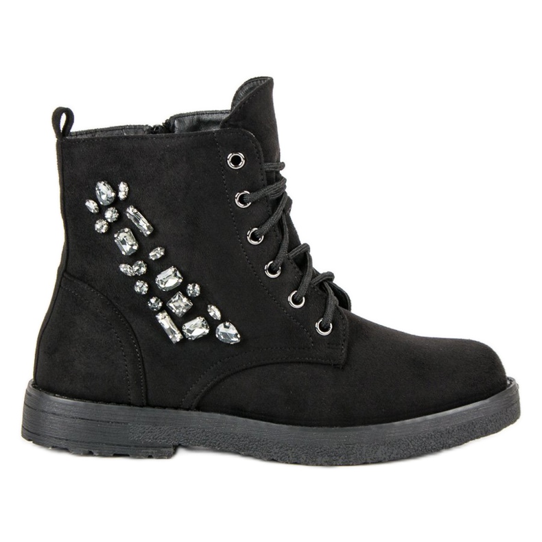 Bestelle Suede trappers black