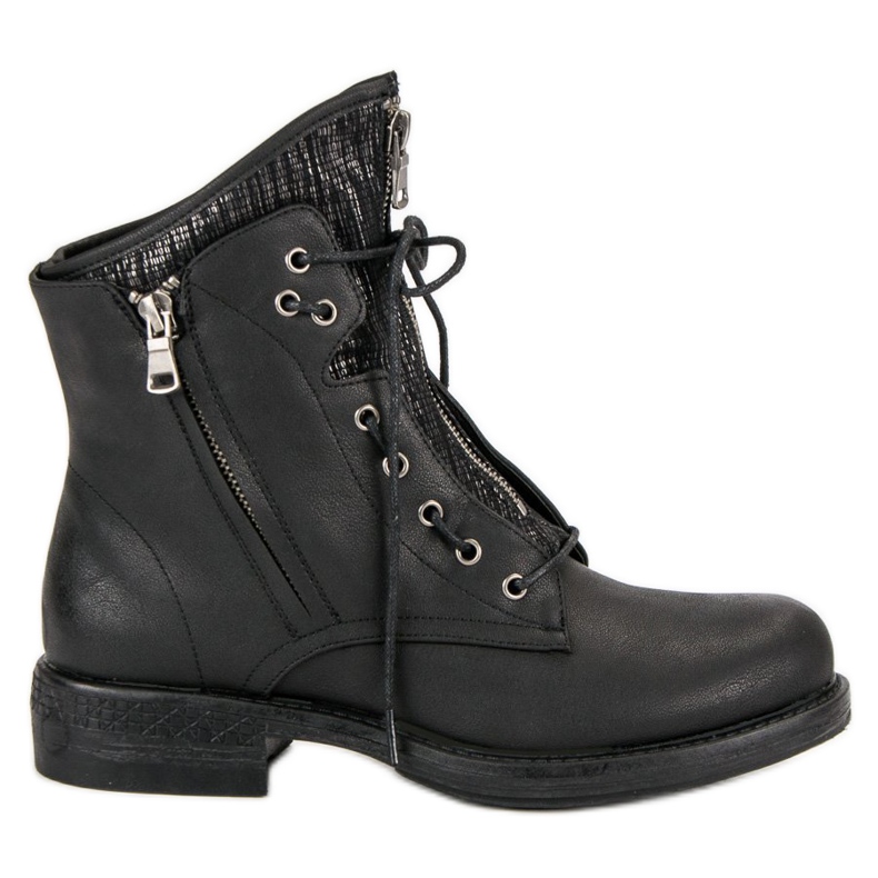 Bestelle Rock boots workery black