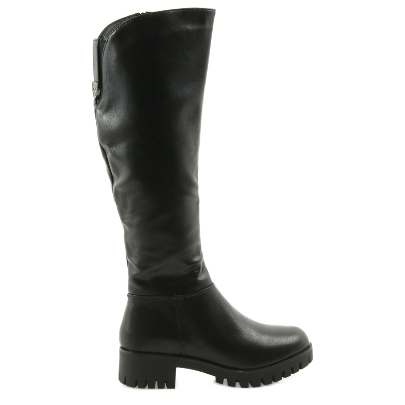 M.Daszyński Boots with a thick bottom Daszyński MR1813 black