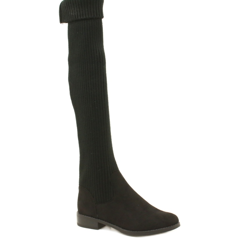 M.Daszyński Women's ribbed boots SA62-58 black boots M.Daszyński Women's ribbed boots SA62-58 black boots