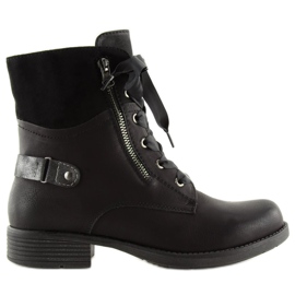 Lace-up boots black 17103-2 Black Lace-up boots black 17103-2 Black
