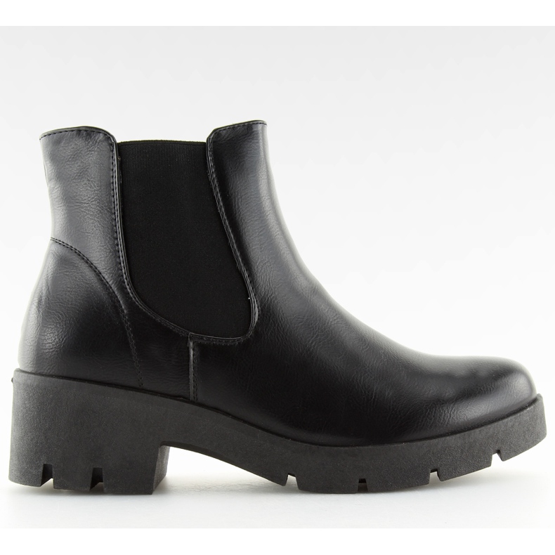 Women's boots shoes Jodhpur black 9996-3 black