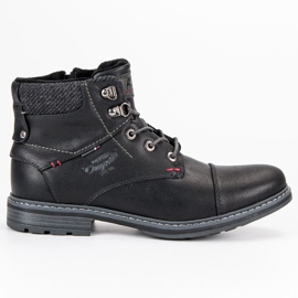 American Club Comfortable American Men's Boots black American Club Comfortable American Men's Boots black