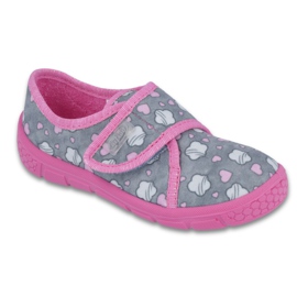 Befado children's shoes 557X041 grey pink Befado children's shoes 557X041 grey pink