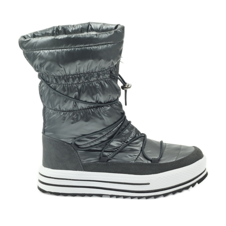 Sport Snow Boots On Fur DK grey
