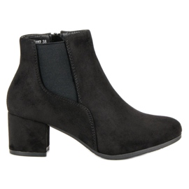 Nio Nio Black suede Chelsea boots