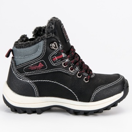 Arrigo Bello Boys' shoes with sheepskin black Arrigo Bello Boys' shoes with sheepskin black