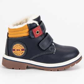Arrigo Bello Velcro trappers blue Arrigo Bello Velcro trappers blue