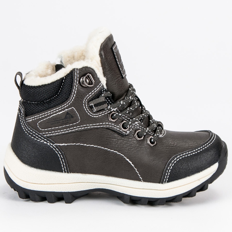 Arrigo Bello Boys' shoes with sheepskin grey