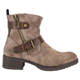 VINCEZA autumn boots brown VINCEZA autumn boots brown